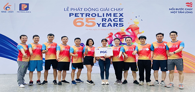 Thành viên Gas Petrolimex tham gia giải chạy