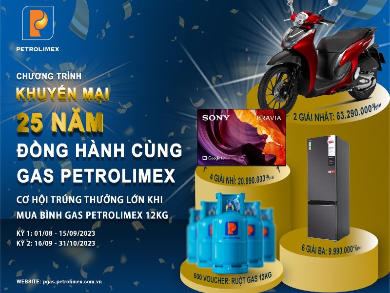 Khuyến mại gas petrolimex
